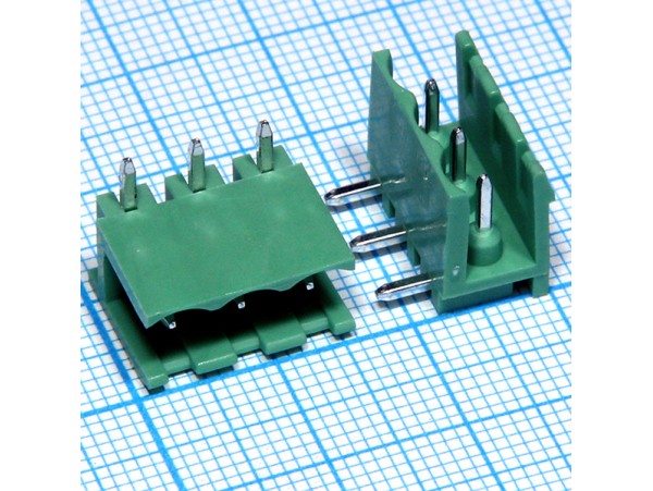 2EDGR-5.0-03P-14-0 клеммник 3к шаг 5мм на плату угловой