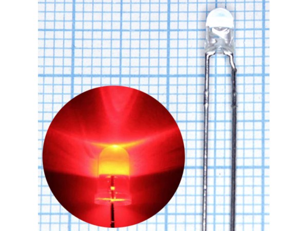 LED L-934SET red d=3