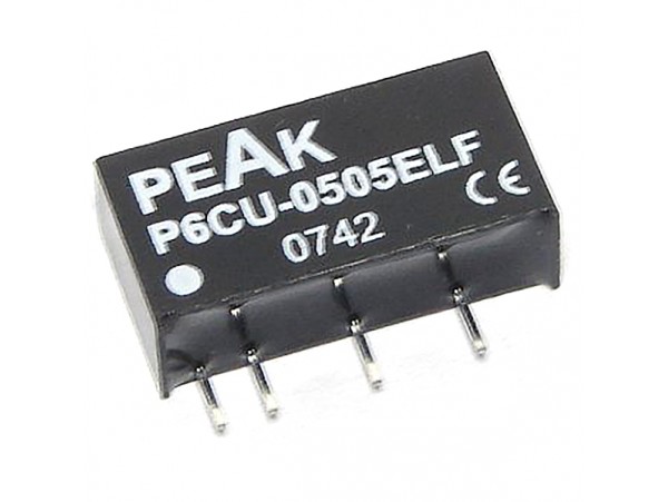 P6CU-0505ELF (5V±10%>5V/0,2A) Преобр. напряжения