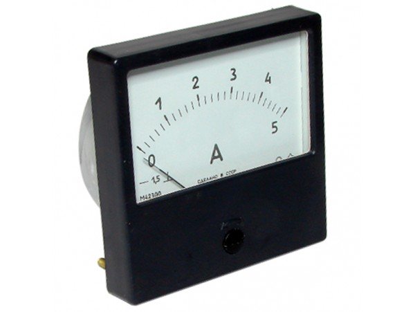 М42300 (0-5A) DC амперметр 80х80х49