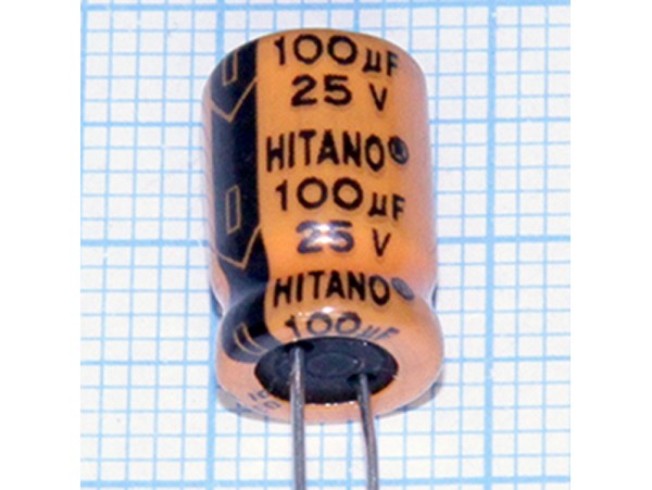 Конд.100/25V 0812 +105°С ELR