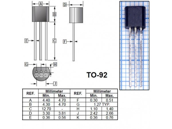 TMP37GT9 датчик температуры