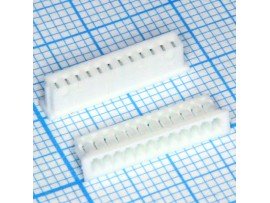 A125-12F розетка на провод, шаг 1,25 корпус