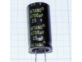 Конд.4700/25V 1836 +105°С EXR