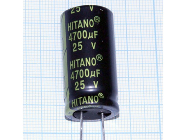 Конд.4700/25V 1836 +105°С EXR