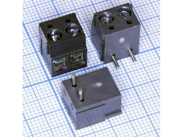 TB-2 (310) клеммник 2к шаг 5мм на плату угловой