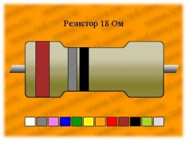 Резистор-1-18 Ом (MF-100 -1 -18 J)