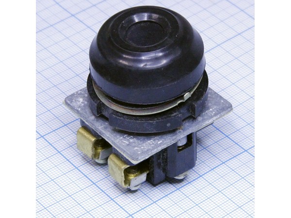 КЕ-081 исп.4 660V/10A off-(on) NO чёрная кнопка