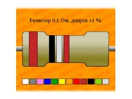 LTO 100F 0.1 Om 1%, резистор 100Вт