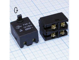 FA140-5/2W 250V/5A 2off-(on) кнопка