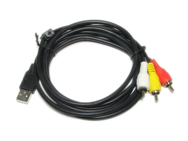Шнур USBA шт = 3RCA шт 1,8 м