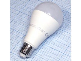 Лампа 220V 20W E27 4000K LED А65 Ecola