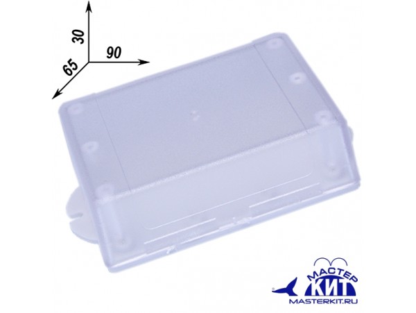 BOX-KA11 90(105)х65х30 бел/прозр Корпус МастерКит