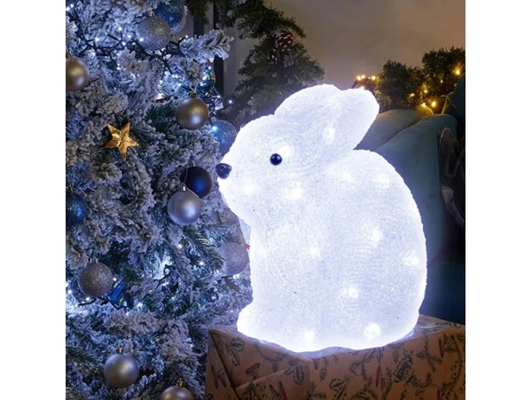 Фигура LED Кролик 3W 32LED белый 29x14x25см IP20 Uniel