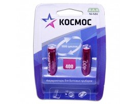 Аккумулятор 1,2V/400 R03 Космос NiMH