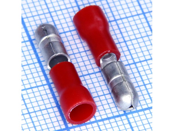 Штыр.4 вилка красная(0,25–1,65) TBI-1.25-4M (ST-051)