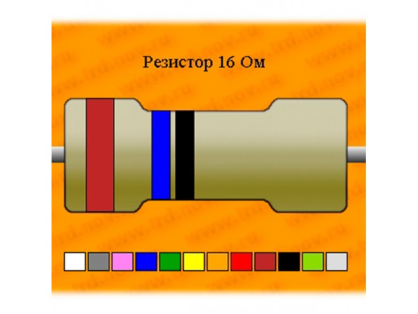 Резистор-0,25-16 Ом