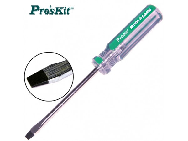 89110A отвертка 100х5 мм с плоск. рабочей частью