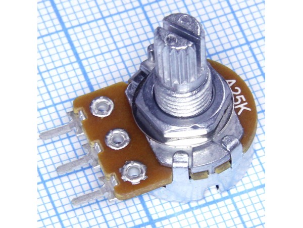 Резистор 25к под гайку d=16 RV16AF-20-15K-A25K-3