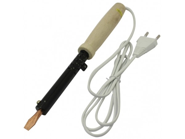 Паяльник 220V/100W с деревянной ручкой