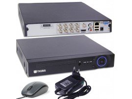 Tigris TGS-108A Гибридный видеорегистратор, 8видео/1ауд