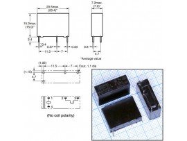 Реле 24VDC G5NB1AE24DC 1A 5A/250VAC