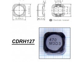 CDRH127/LDNP-470MC 47мкГн/3,25А дроссель SMD