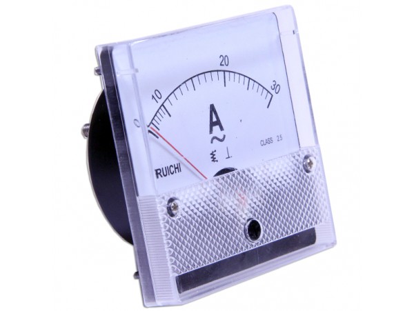 SE-80 (TD-80) 0-30A AC амперметр 50Гц 80х80мм