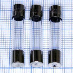 Пред.0,5А(d=6;L=30) 250V стекло