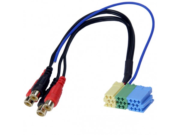 Переходник Mini ISO<4RCA Лада