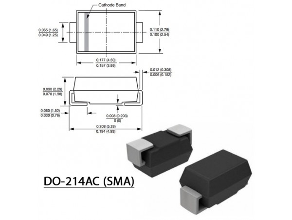 SMAJ5.0A-TR диод защитный