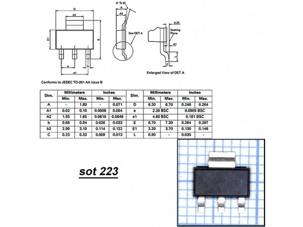 Z0103MN тиристор 600V/0,8A