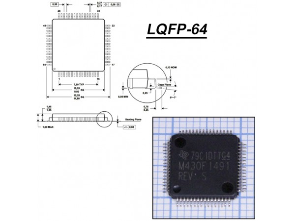 MSP430F1491IPM MSP430F1491IPM