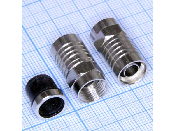 Шт.F (d=6мм) RG6 (тип 5) обжимной водонепроницаемый