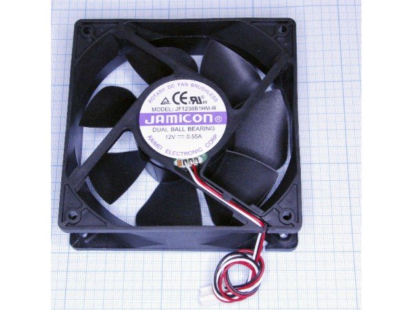 Вентилятор 12V0,55А 120х120х38 JF1238B1HM-R