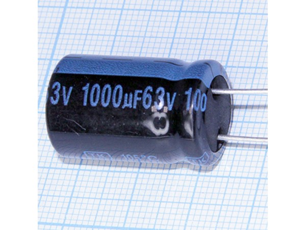Конд.1000/63V 1625 +105°C JAM