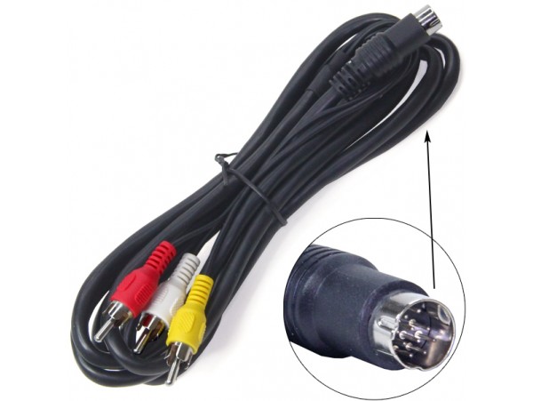 Шнур MINI DIN10=3RCA 2м