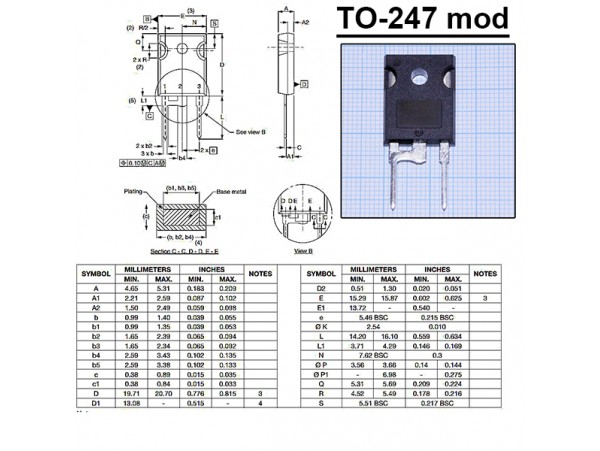 VS-40EPS12PBF диод (1200V/40A)