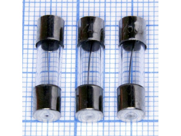 Пред.12А(d=5;L=20) 250V стекло