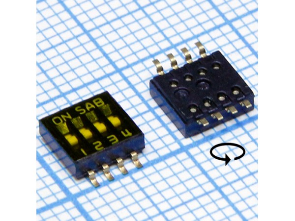 NHDS-04 переключатель SMD DIP