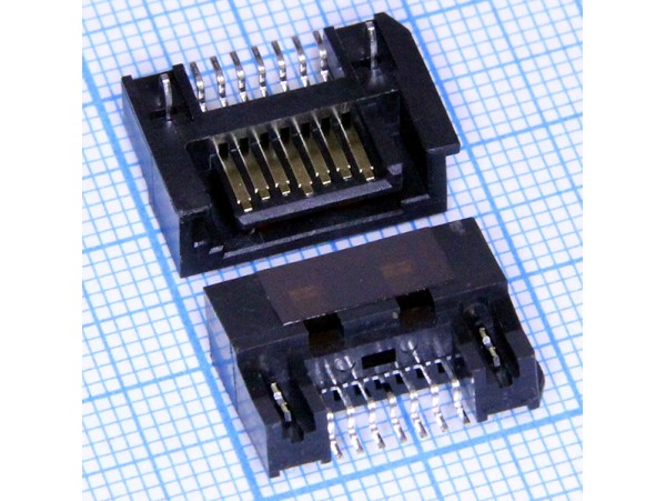 Вилка 0470804001-7конт. SATA