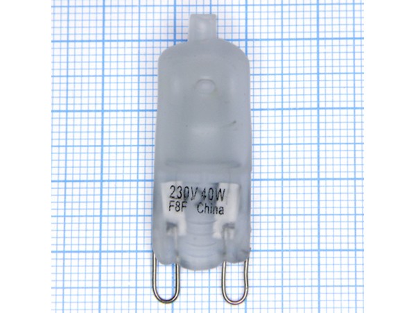 Лампа 220V 40W G9 матовая