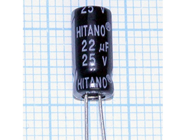 Конд.22/25V 0511 +105°C EHR