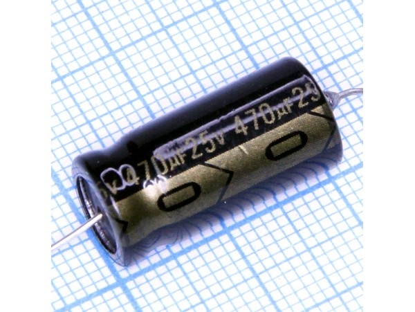 Конд.470/25V (аксиал)