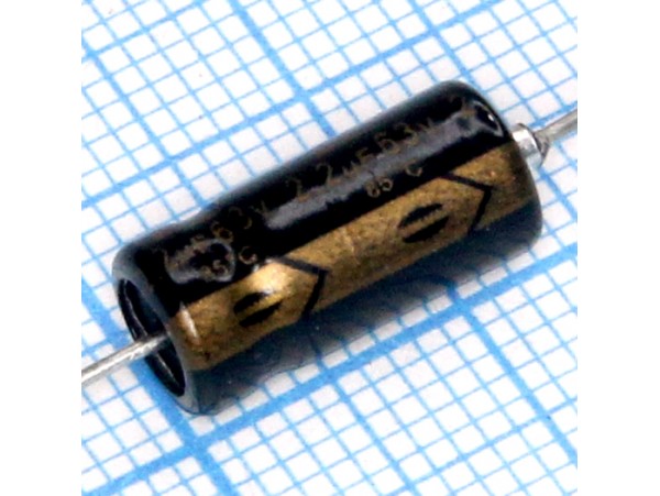 Конд.2,2/63V(аксиал)