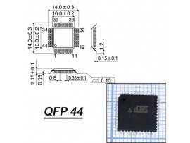ATmega8535L-8AU