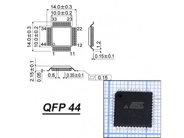 ATmega8535L-8AU