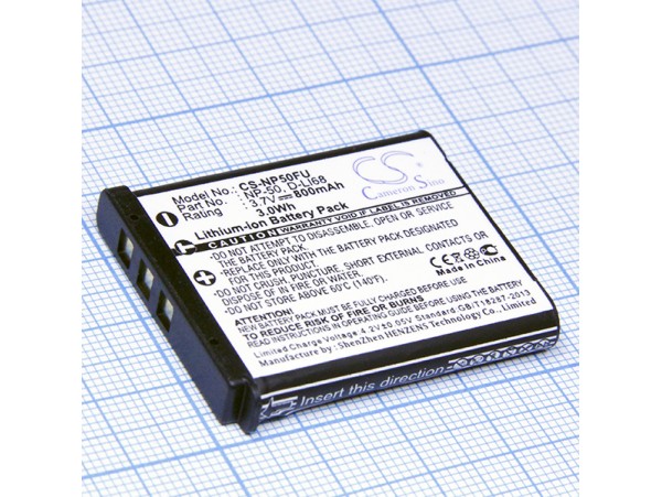 FUJI NP-50FU Акк. 3.7V 800mAh