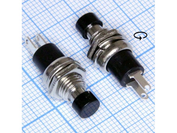 SPA-106B1 250V/1A off-(on) NO кнопка