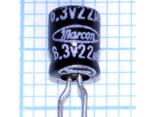 Конд.22/6,3V 0405 +105°C